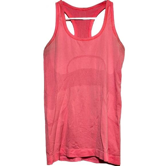Lululemon Swiftly Tech Racerback Heathered Grapefruit First Release 4 - Picture 2 of 5